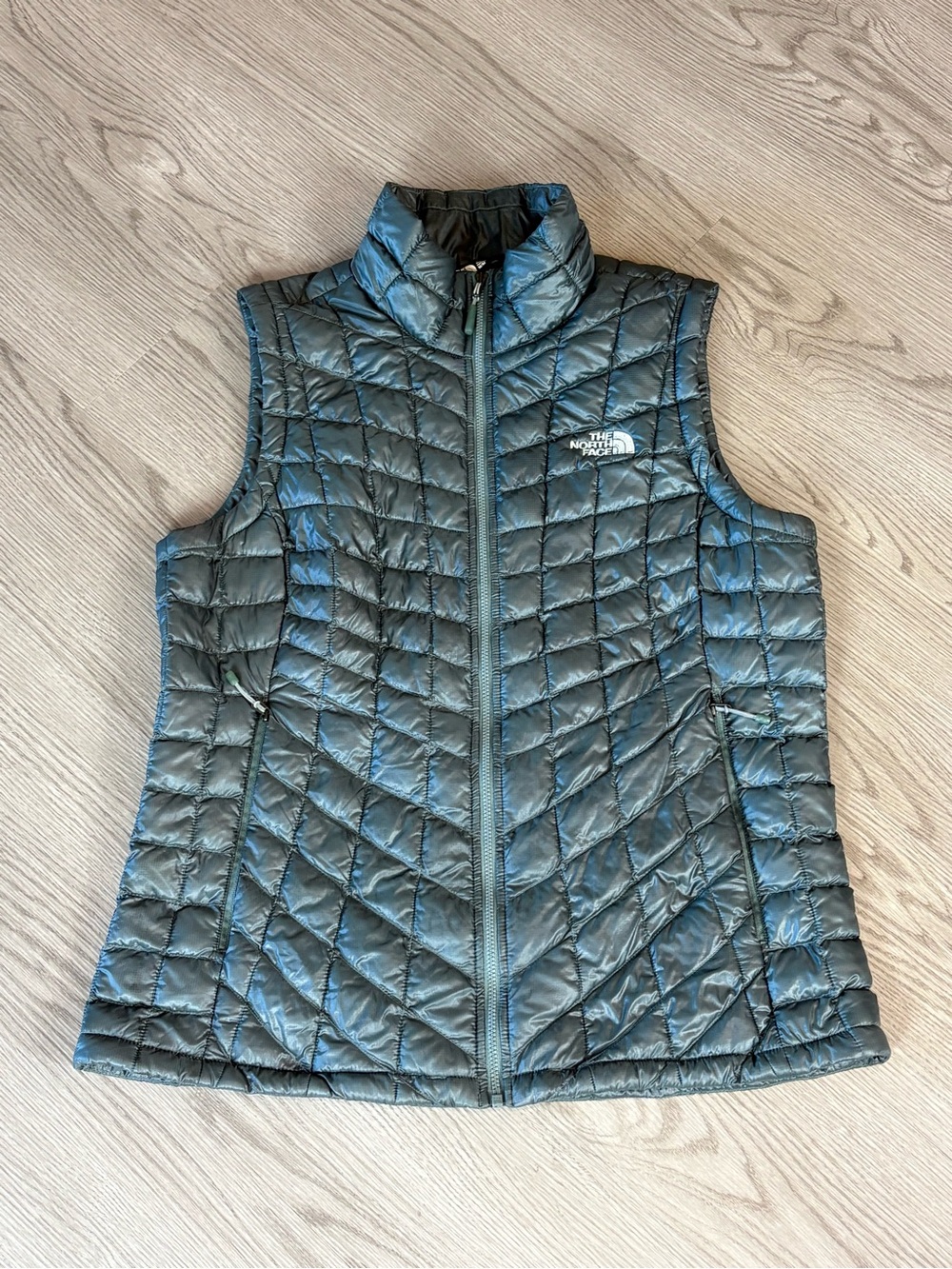The North Face Women's Quilted Packable Vest - Teal Green